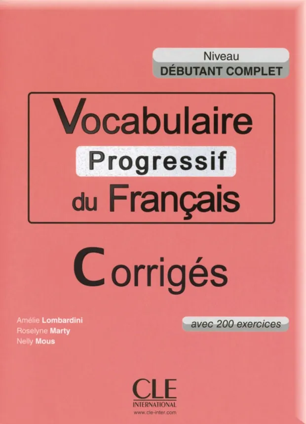 VOCABULAIRE PROGRESSIF DU FRANÇAIS