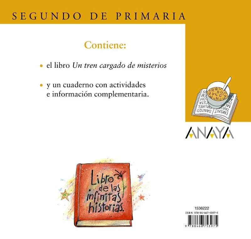 Blíster " Un tren cargado de misterios " 2º de Primaria