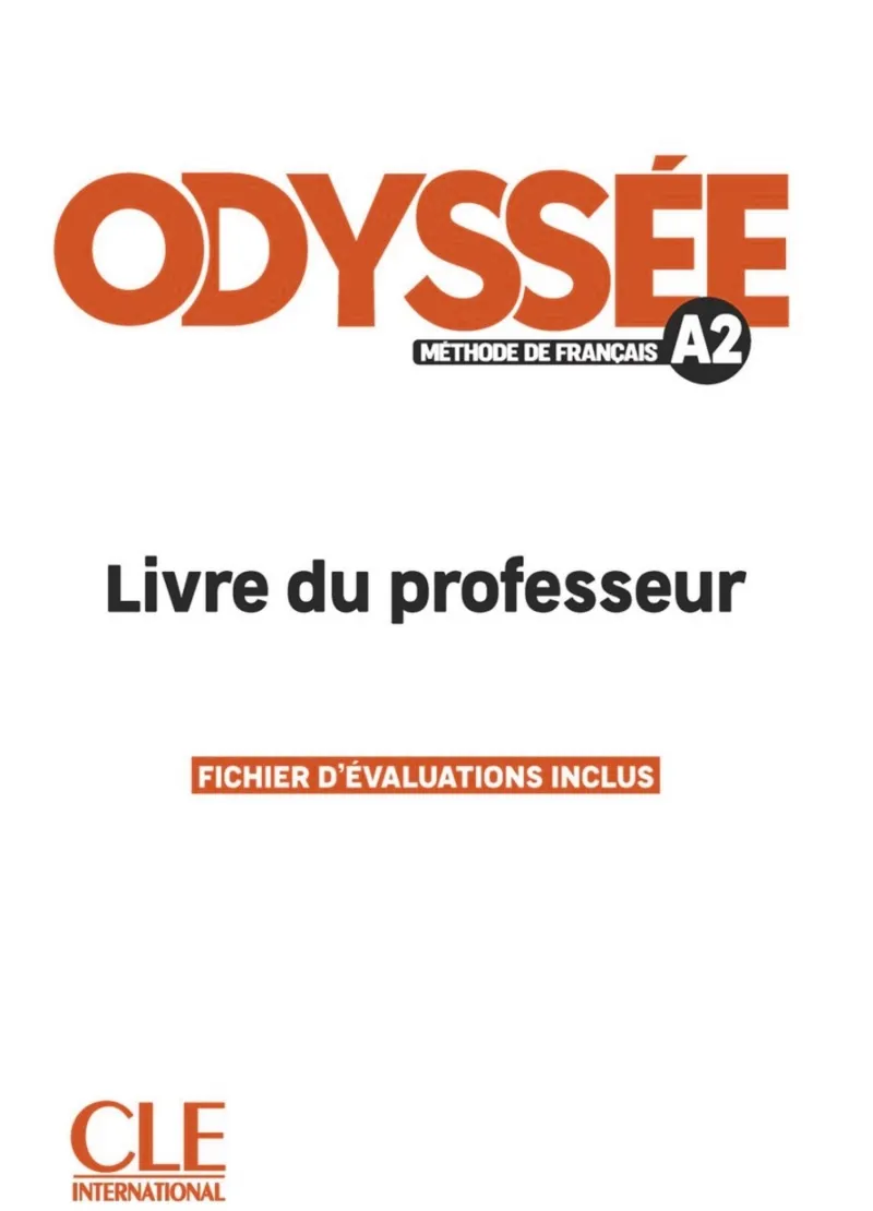 ODYSSÉE A2 LIVRE DU PROFESSEUR
