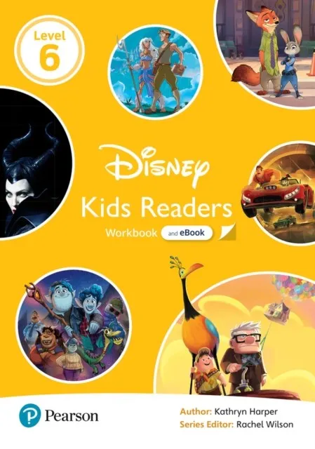DISNEY READERS KIDS WORKBOOK-LEVEL 6