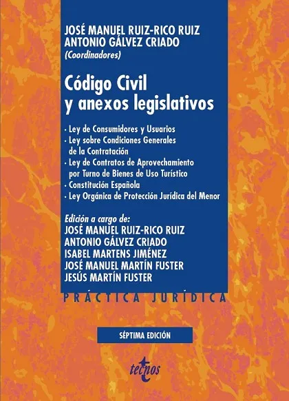 CÓDIGO CIVIL Y ANEXOS LEGISLATIVOS