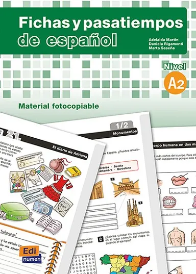 FICHAS Y PASATIEMPOS DE ESPAÑOL A2