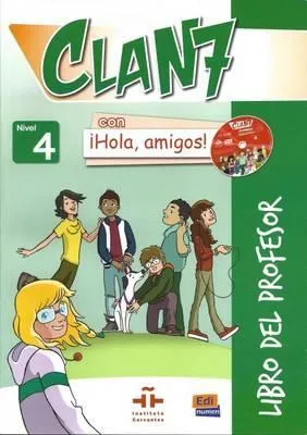 CLAN 7-­HOLA AMIGOS!.NIV.4.PROFESOR