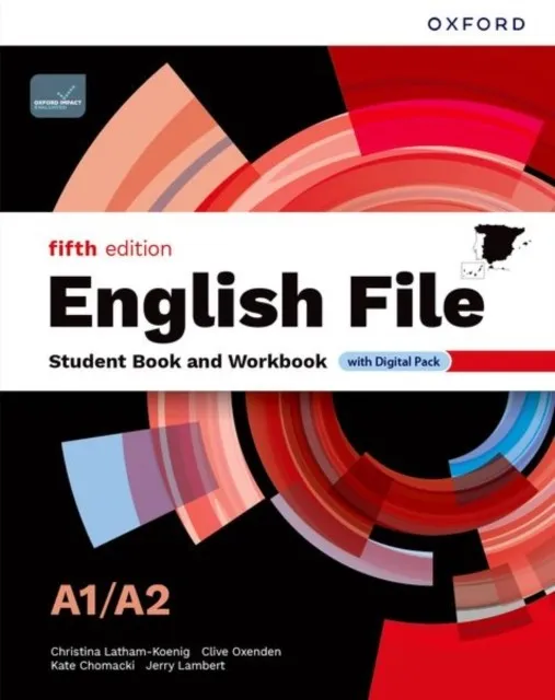 ENGLISH FILE A1/A2 SB + WB WITHOUT KEY KEY PACK 5ED