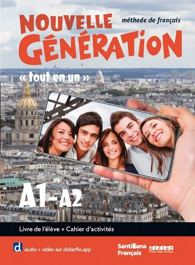 NOUVELLE GENERATION A1/A2 LIVRE/EXER+APP