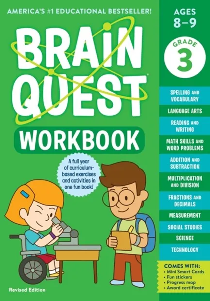 BRAIN QUEST WORKBOOK: 3RD GRADE (REVISED EDITION)