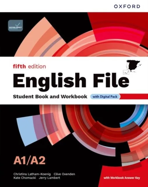 ENGLISH FILE A1/A2 SB + WB WITH KEY PACK 5ED