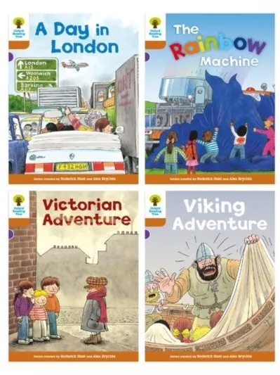 OXFORD READING TREE: BIFF, CHIP AND KIPPER STORIES: OXFORD LEVEL 8: MIXED PACK OF 4