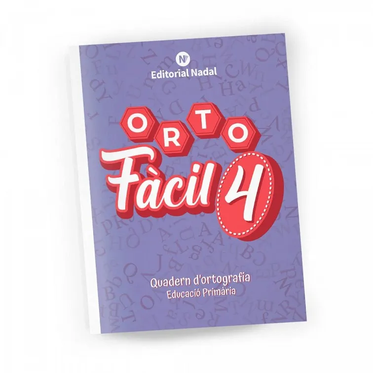 ORTO FÀCIL 4 – QUADERN D’ORTOGRAFIA – 4T DE PRIMÀRIA