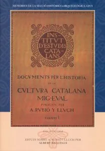 Documents per a la història de la cultura catalana mig-eval. I