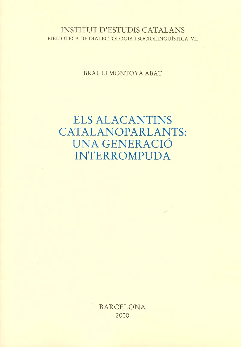 Els alacantins catalanoparlants