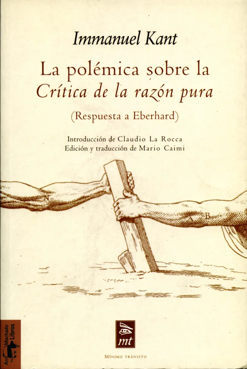 POLEMICA SOBRE LA CRITICA DE LA RAZON PURA,LA