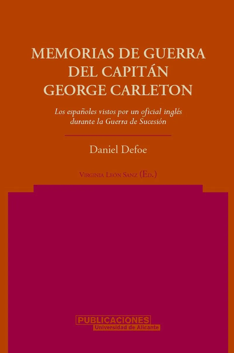 MEMORIAS DE GUERRA DEL CAPITAN GEORGE CARLETON