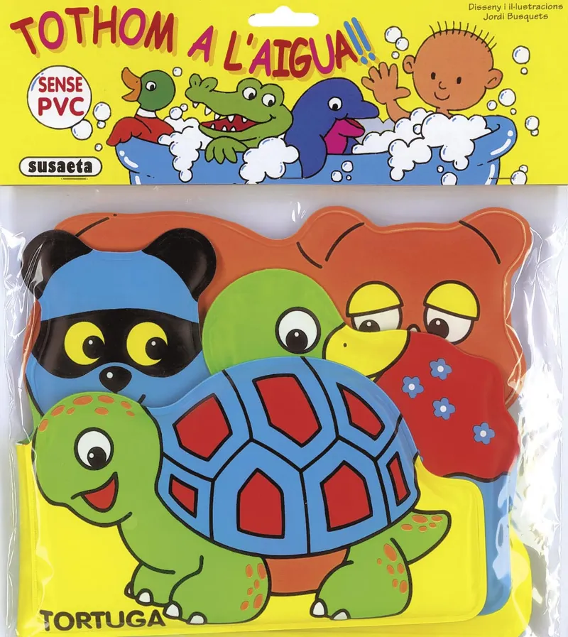 TOTHOM A L'AIGUA -BESTIOLES DEL BOSC- LLIBRE BANY