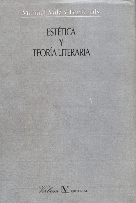 ESTETICA Y TEORIA LITERARIA
