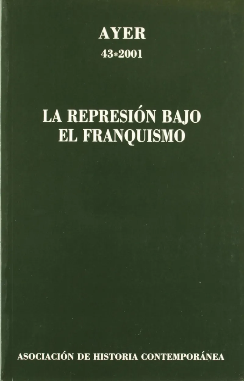REPRESION BAJO EL FRANQUISMO