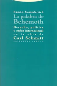 PALABRA DE BEHEMOTH, LA DERECHO POLITICA Y ORDEN