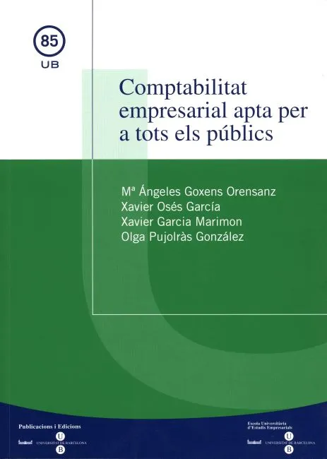 COMPTABILITAT EMPRESARIAL APTA PER A TOTS PUBLICS