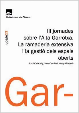 III JORNADES SOBRE L'ALTA GARROTXA