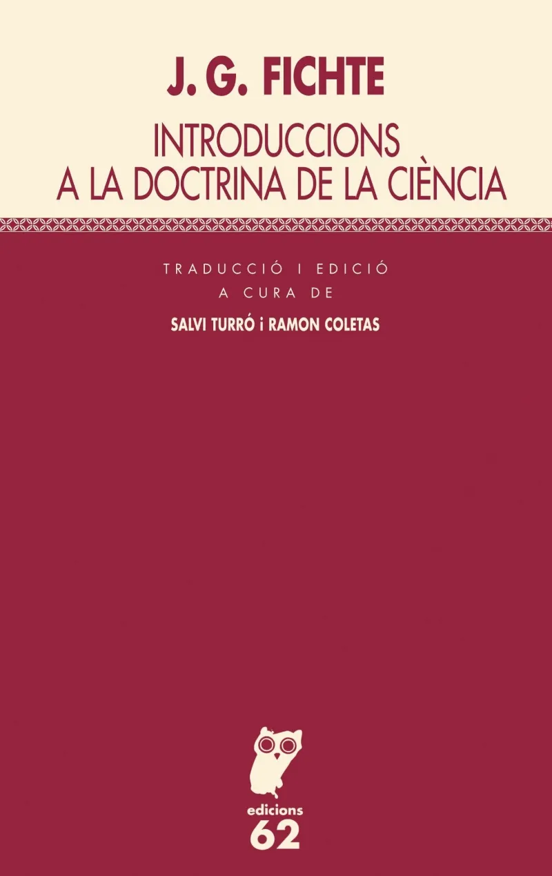 INTRODUCCIONS A LA DOCTRINA DE LA CIENCIA