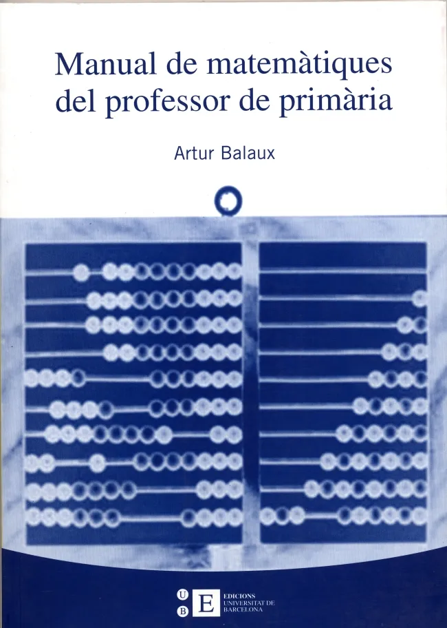MANUAL DE MATEMATIQUES PER PROFESSOR DE PRIMARIA
