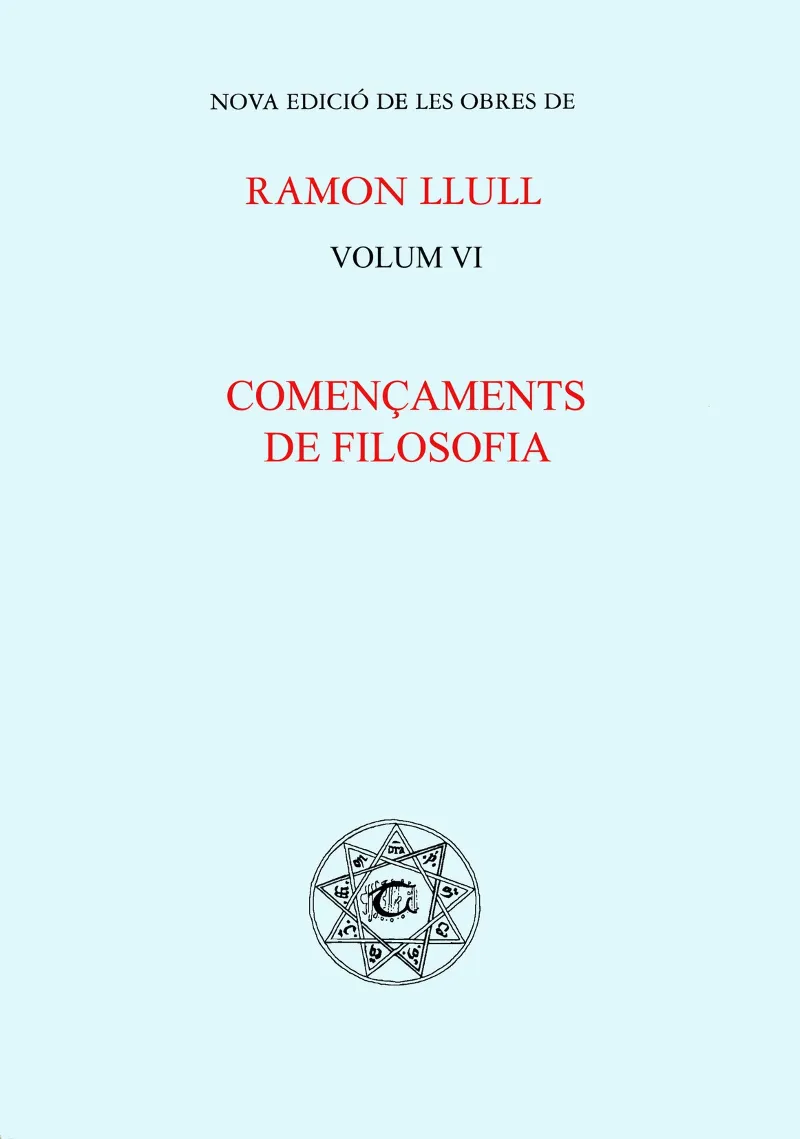COMENÇAMENT DE FILOSOFIA VOLUM VI