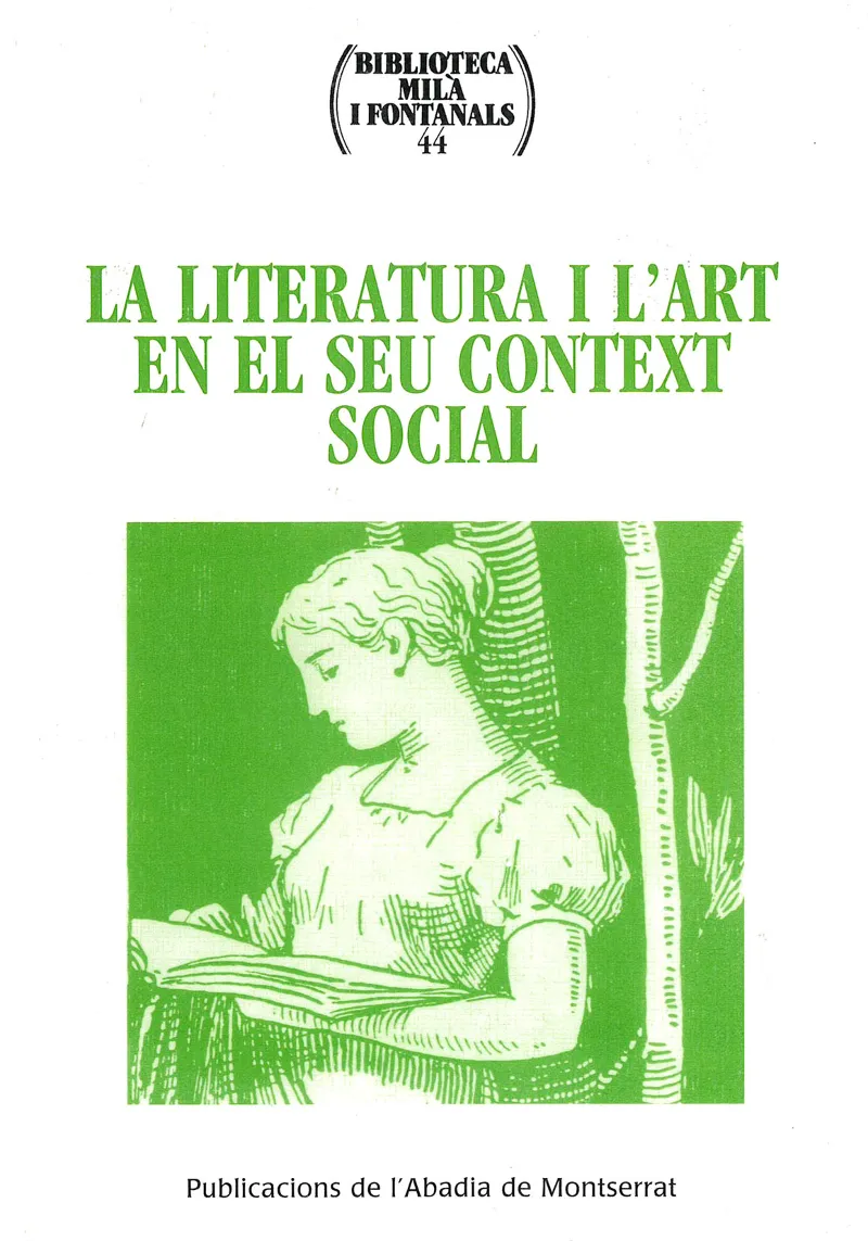 LITERATURA I L'ART EN EL SEU CONTEXT SOCIAL, LA