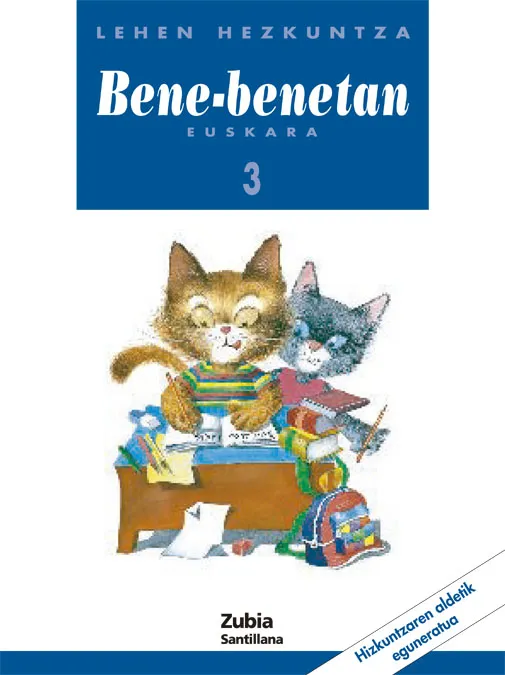 EUSKARA BENE BENETAN 3 LEHEN IKASLIBURUA