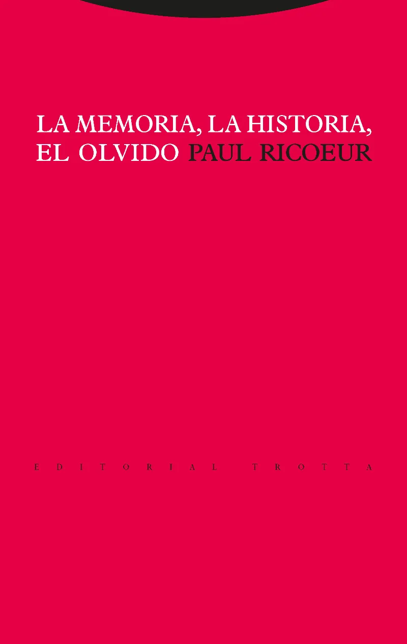 La memoria, la historia, el olvido