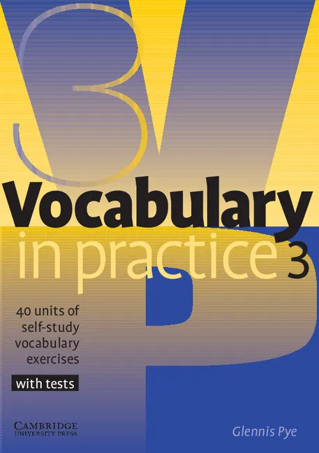 VOCABULARY IN PRACTICE 3 PB