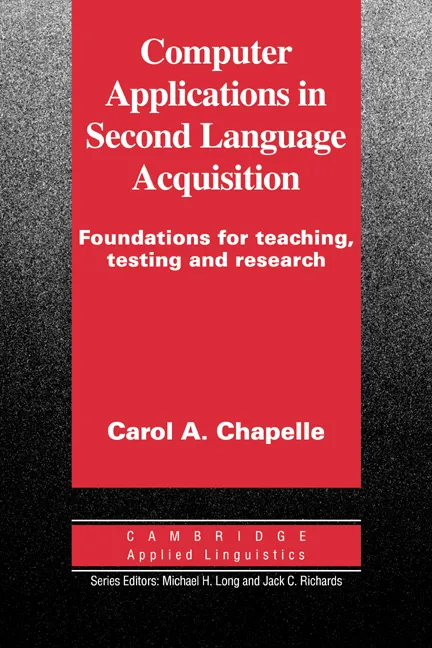 COMPUTER APPLICATIONS IN 2ND LANG ACQUISITION