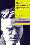 Què és el personalisme? Introducció a la lectura d'Emmanuel Mounier