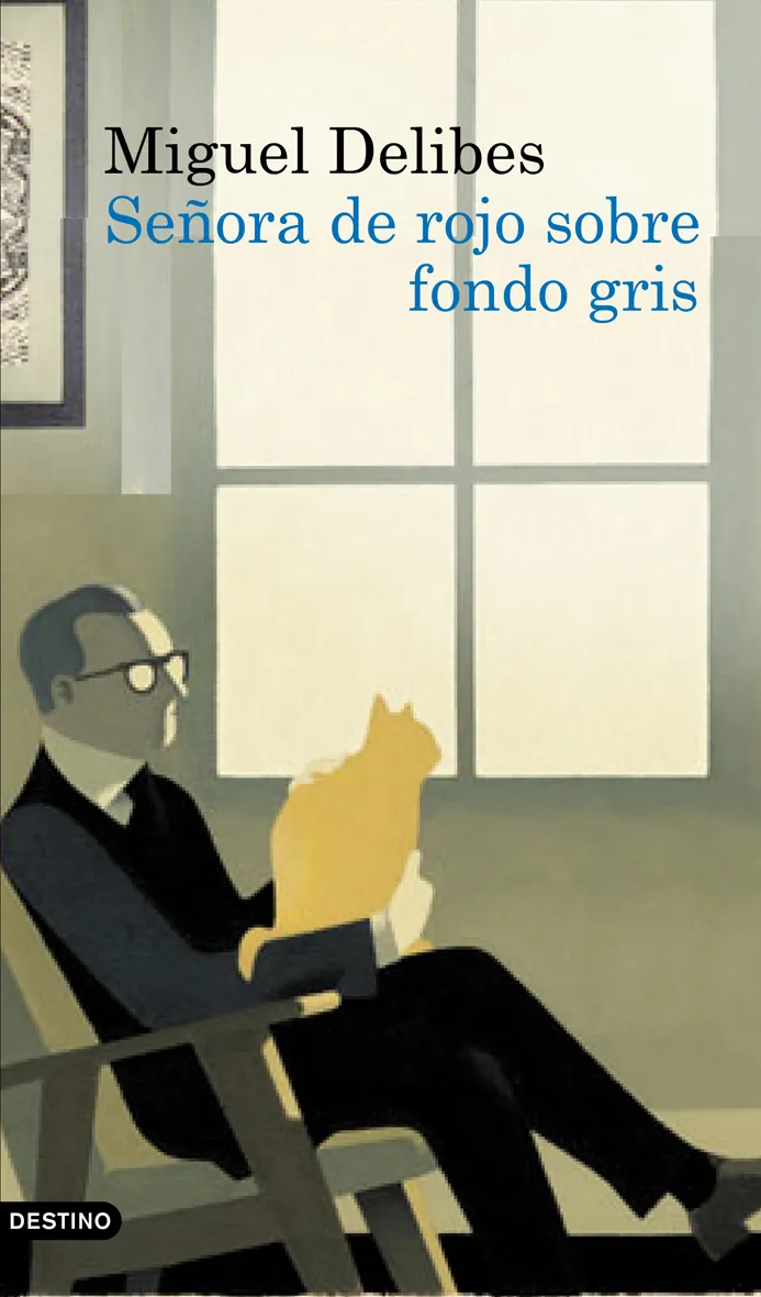 SEÑORA DE ROJO SOBRE FONDO GRIS -ED.2011-