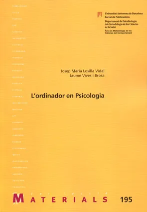 L'ordinador en Psicologia