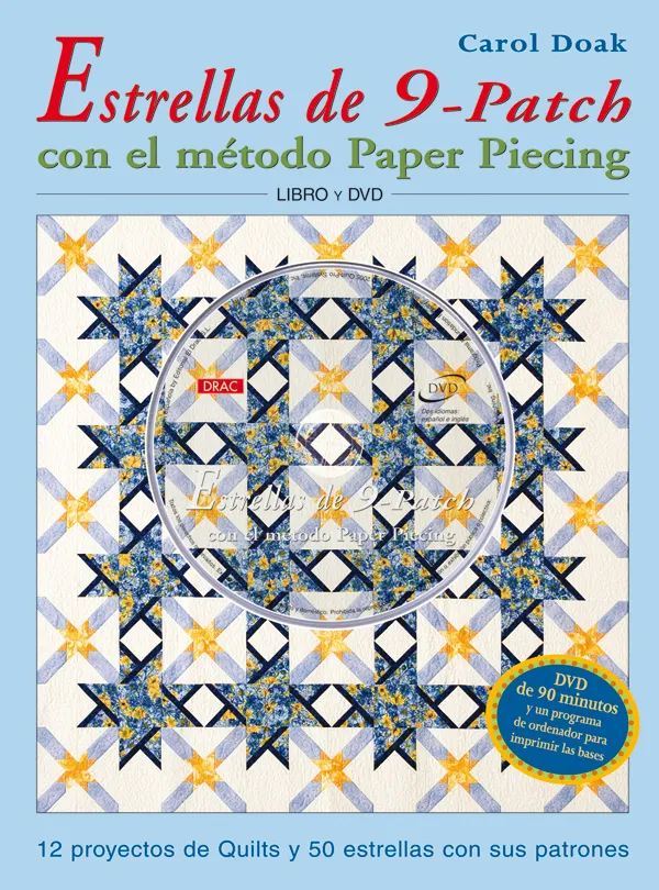 ESTRELLA DE 9-PATCH CON EL MÉTODO PAPER PIECING