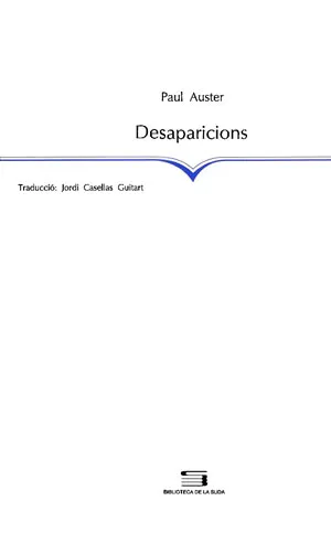 DESAPARICIONS