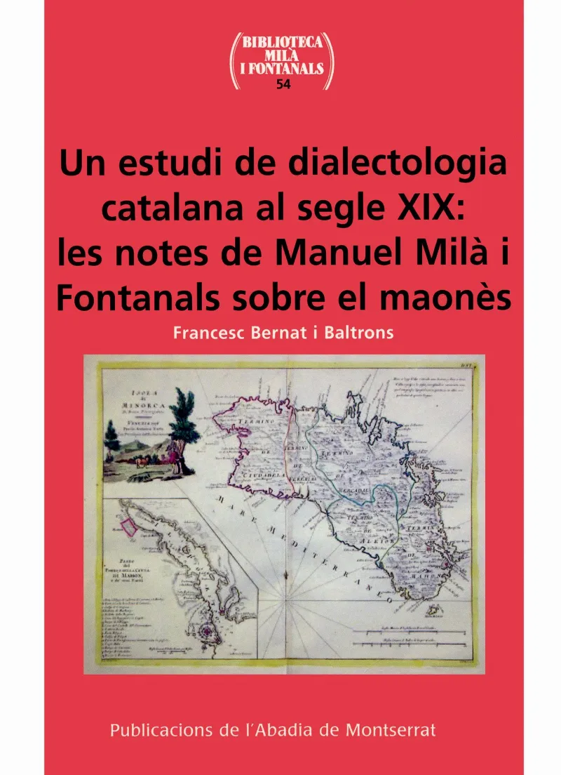 ESTUDI DE DIALECTOLOGIA CATALANA AL SEGLE XIX, UN