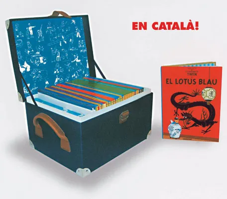 TINTIN: COFRE 24 ALBUMS -CATALA-