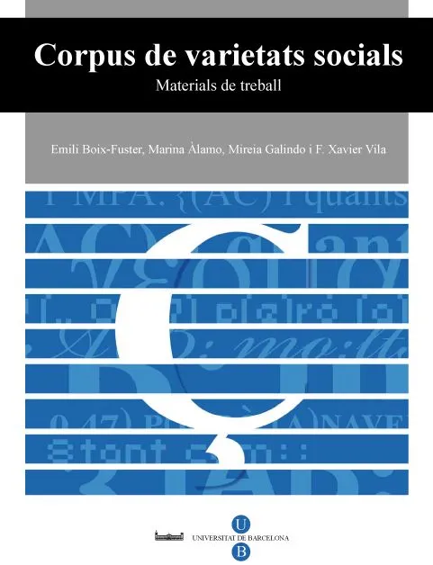 CORPUS DE VARIETATS SOCIALS