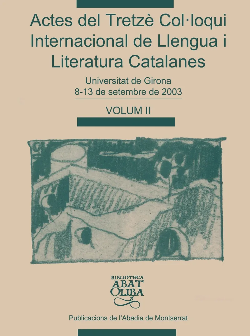 ACTES DEL TREZTE COL.LOQUI INTERNACIONAL DE LLENGU