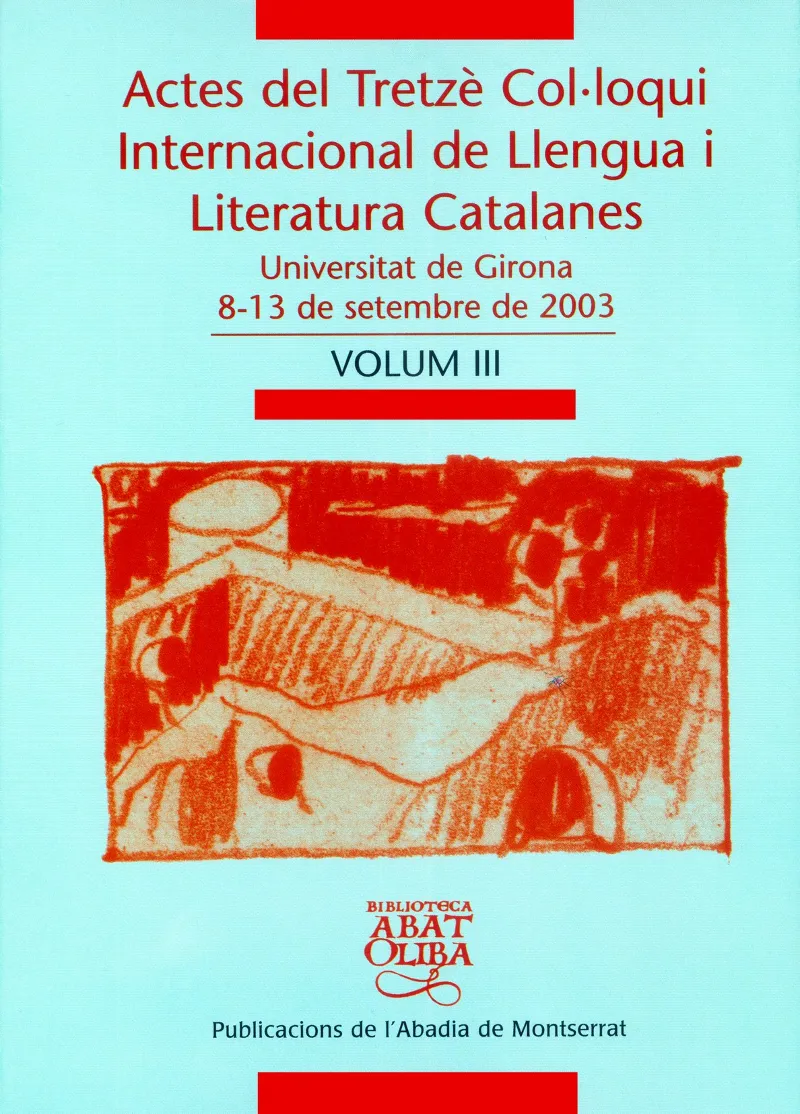 ACTES DEL TRETZE COL.LOQUI INTERNACIONAL DE LLENGU