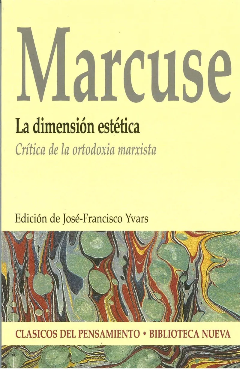MARCUSE -LA DIMENSION ESTETICA-