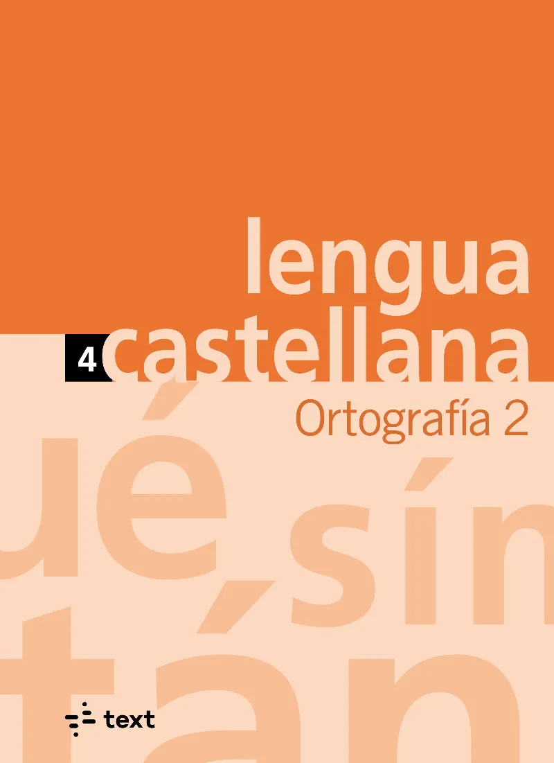 Quadern de Lengua castellana Ortografía 2