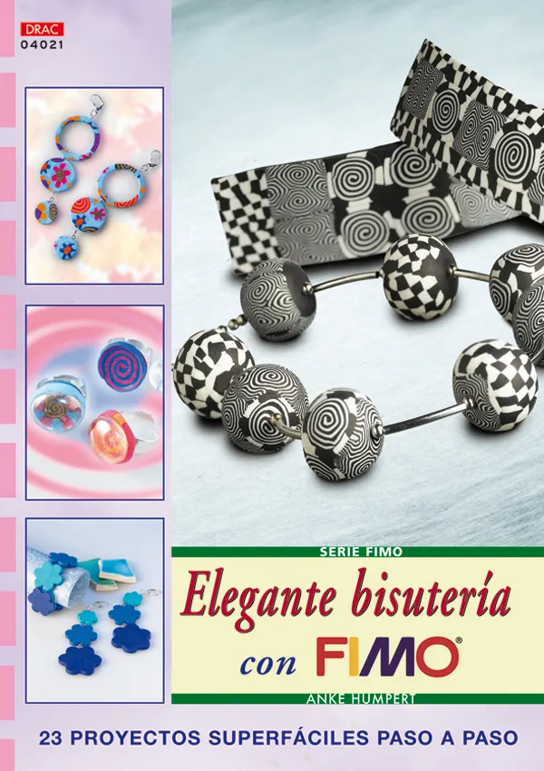 Serie Fimo nº 21. ELEGANTE BISUTERÍA CON FIMO
