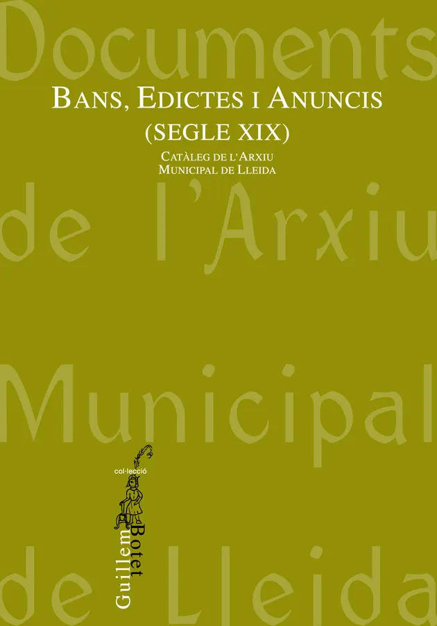 Bans, Edictes i Anuncis (Segle XIX)