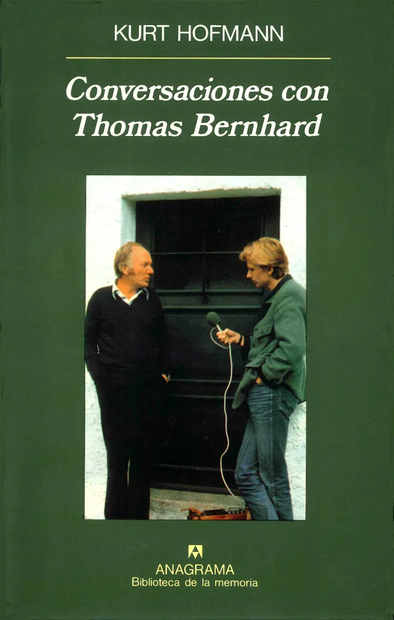 CONVERSACIONES CON THOMAS BERNHARD