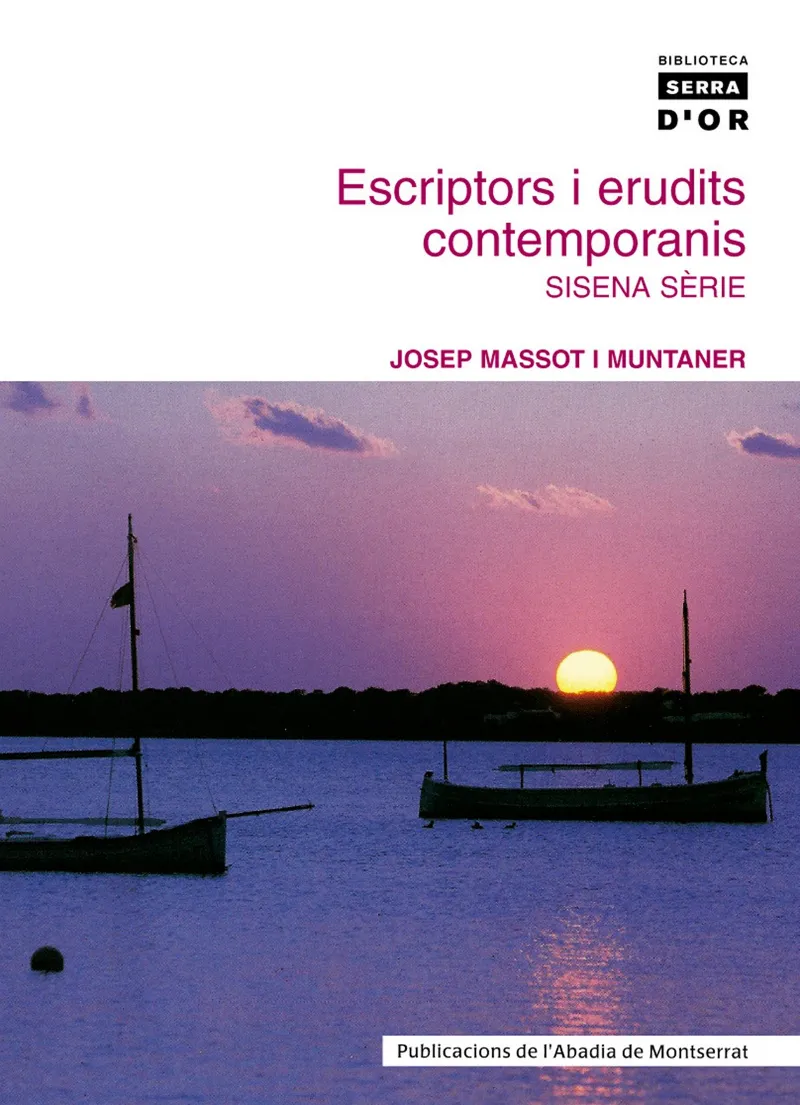 ESCRIPTORS I ERUDITS CONTEMPORANIS -SISENA SERIE-
