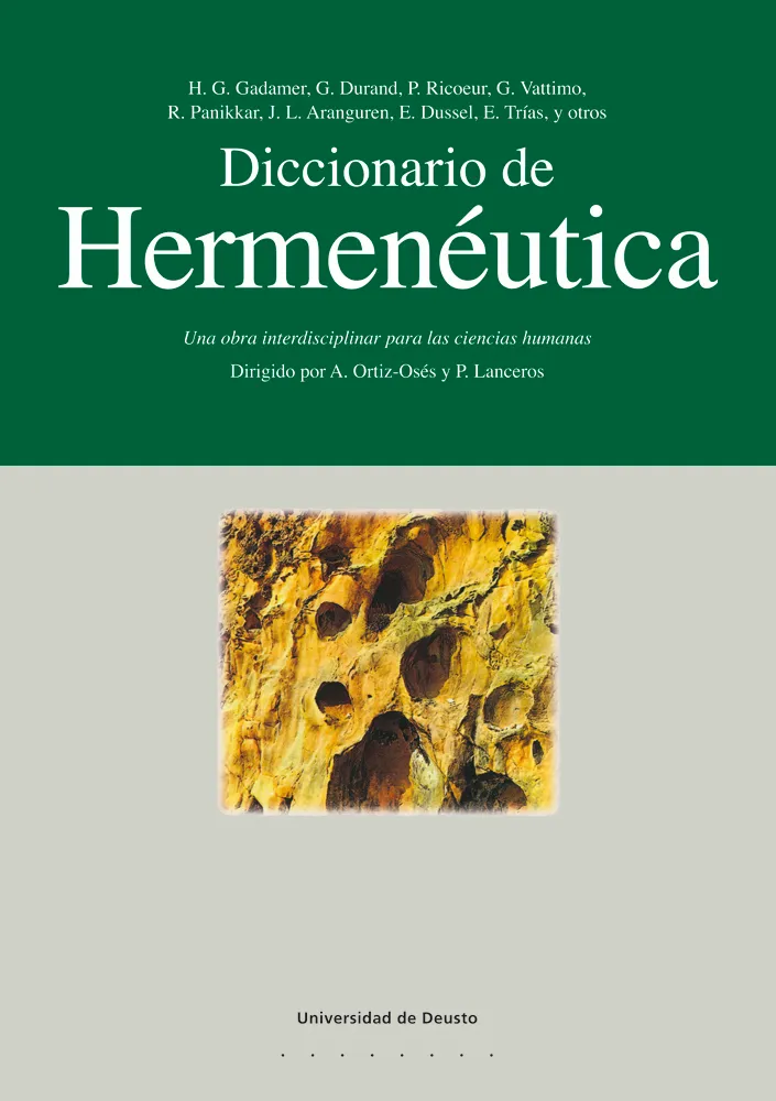 DICCIONARIO DE HERMENEUTICA