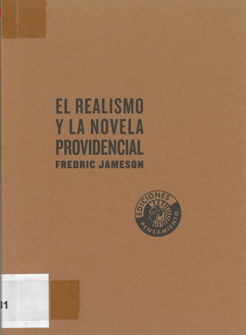 REALISMO Y LA NOVELA PROVIDENCIAL, EL