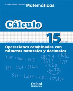 MATEMÁTICAS 1º DE PRIMARIA CALCULO 15